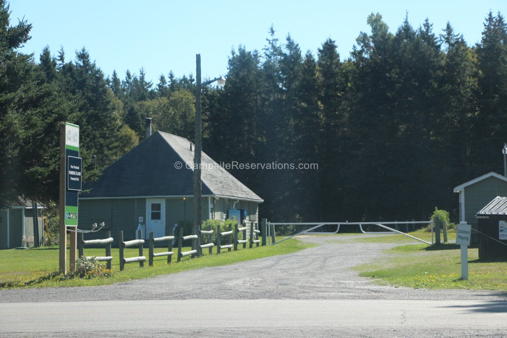 Panmure Island Provincial Park Campground at Panmure Island Provincial